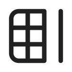 Table Insert Right SVG Icon